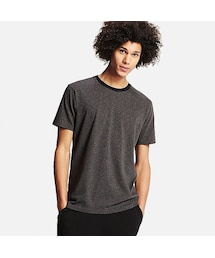 UNIQLO | MEN ドライカラークルーネックT（リンガー・半袖）(Tシャツ/カットソー)