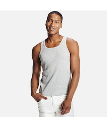 UNIQLO | MEN ドライカラーリブタンクトップ(Tシャツ/カットソー)