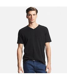 UNIQLO | MEN スーピマコットンVネックT（半袖）(Tシャツ/カットソー)