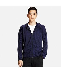 UNIQLO | MEN ドライEXフルジップパーカ（カモフラージュ・長袖）(パーカー)