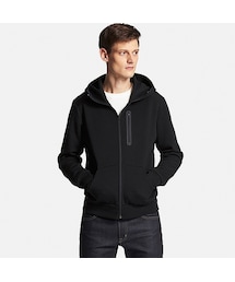 UNIQLO | MEN ドライストレッチスウェットフルジップパーカ(パーカー)