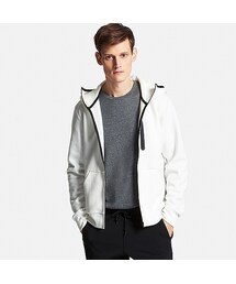 UNIQLO | MEN ドライストレッチスウェットフルジップパーカ(パーカー)