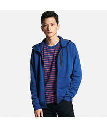 UNIQLO | MEN ドライストレッチスウェットフルジップパーカ(パーカー)