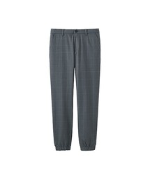 UNIQLO | MEN ジョガーパンツ（ウィンドウペン・レングス68～72cm）(その他パンツ)