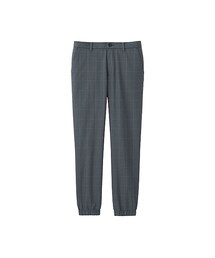 UNIQLO | MEN ジョガーパンツ（ウィンドウペン・レングス76cm）(その他パンツ)