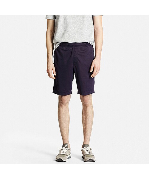 UNIQLO（ユニクロ）の「MEN ドライEXショートパンツ（レングス22.5～26cm）（その他パンツ・メンズ・BLUE 65/WHITE 00/NAVY 69/BLACK 09・L/M/XL/S/3XL/XS/XXL）」の4枚目の写真