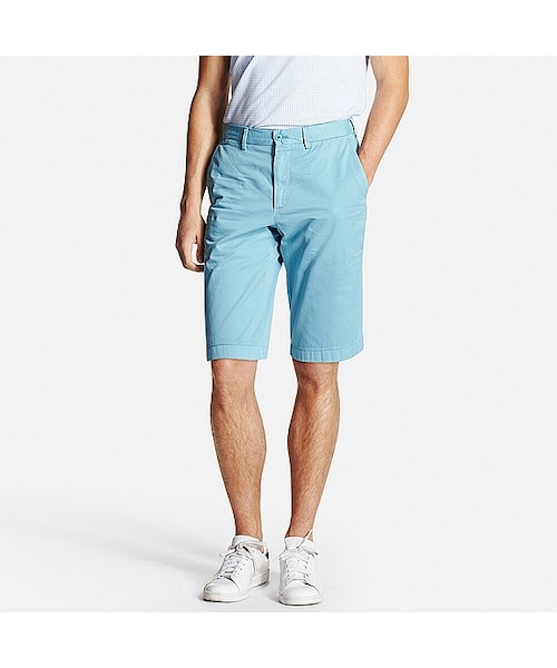 UNIQLO（ユニクロ）の「MEN チノハーフパンツ（その他パンツ・メンズ・YELLOW 43/WHITE 00/BLACK 09/BLUE 67/GRAY 07/PINK 12/BLUE 63/NAVY 69/BEIGE 32/OLIVE 57/GRAY 03・S/3XL/M/4XL/L/XXL/XL）」の9枚目の写真