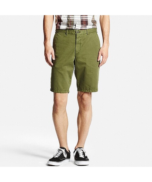 UNIQLO（ユニクロ）の「MEN チノハーフパンツ（その他パンツ・メンズ・YELLOW 43/WHITE 00/BLACK 09/BLUE 67/GRAY 07/PINK 12/BLUE 63/NAVY 69/BEIGE 32/OLIVE 57/GRAY 03・S/3XL/M/4XL/L/XXL/XL）」の7枚目の写真