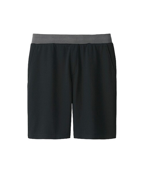 UNIQLO（ユニクロ）の「MEN カットソーイージーショートパンツ（その他パンツ・メンズ・NAVY 69/BLACK 09/GRAY 03・XL/XS/M/4XL/3XL/S/XXL/L）」の2枚目の写真