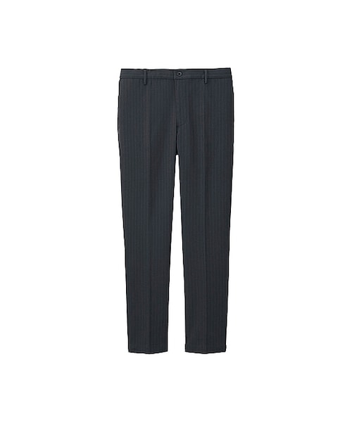 UNIQLO（ユニクロ）の「MEN イージースマートスタイルパンツ（ストライプ）（その他パンツ・メンズ・BLUE 66/GRAY 07・XL/M/4XL/S/XXL/3XL/L/XS）」の2枚目の写真