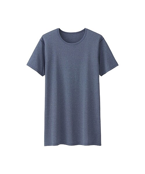 UNIQLO(ユニクロ)の「MEN エアリズムメッシュクルーネックT(半袖)(その他アンダーウェア/インナー・メンズ・LIGHT GRAY 02/NAVY 69/BLUE 67/BLACK 09/WHITE 00/BLUE 64/GRAY 07・S/M/XXL/L/XL/4XL/XS/3XL)」の6枚目の写真