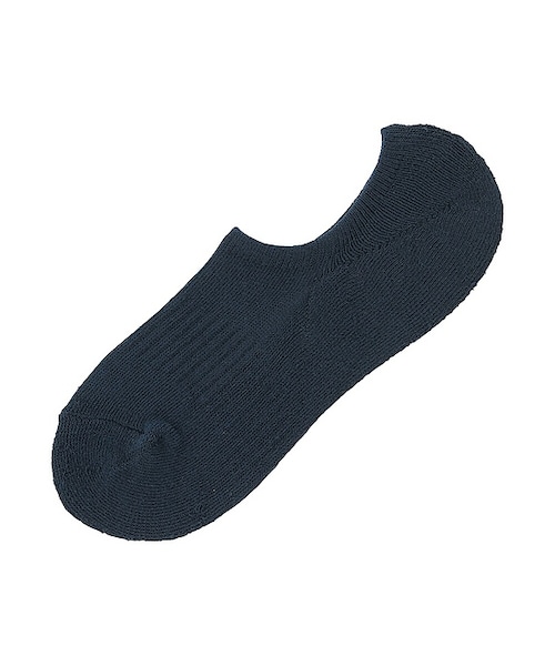 UNIQLO（ユニクロ）の「MEN パイルベリーショートソックス（ソックス/靴下・メンズ・BLACK 09/GRAY 04/OFF WHITE 01/NAVY 69・フリー）」の4枚目の写真