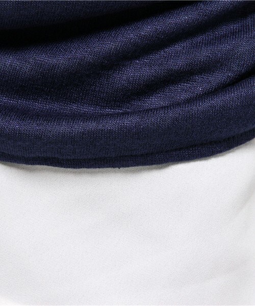 INTERPLANET WINGS（インタープラネットウィング）の「スラブ天竺レイヤードP/O（Tシャツ/カットソー・レディース・グレー/ブルー/ネイビー・FREE）」の10枚目の写真