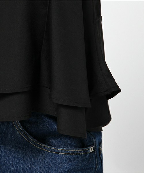 actuel（アクチュエル）の「レイヤードキャミアンサンブル（Tシャツ/カットソー・レディース・ブラック/モカ・FREE）」の8枚目の写真