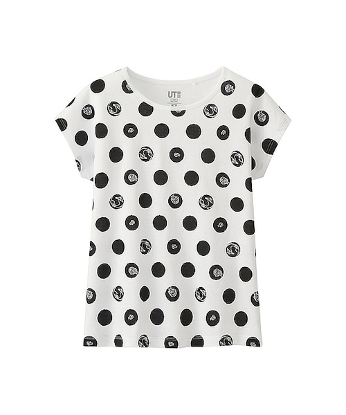 UNIQLO(ユニクロ)の「GIRLS <ピクサー>グラフィックT(ドリー・半袖)(Tシャツ/カットソー・キッズ・WHITE 00/PINK 11・100/140/130/150/120/110)」の1枚目の写真