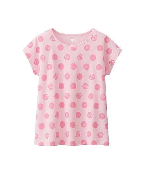 UNIQLO(ユニクロ)の「GIRLS <ピクサー>グラフィックT(ドリー・半袖)(Tシャツ/カットソー・キッズ・WHITE 00/PINK 11・100/140/130/150/120/110)」の2枚目の写真