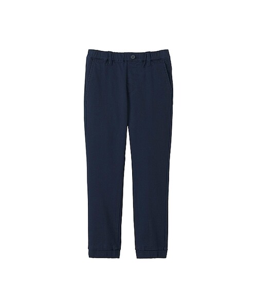 UNIQLO（ユニクロ）の「BOYS ジョガーパンツ（ツイル）（その他パンツ・キッズ・OLIVE 56/NAVY 69/BLACK 09/BEIGE 32・XS/XL/S/L/M）」の4枚目の写真