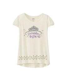 UNIQLO | GIRLS ディズニープロジェクトグラフィックT（ソフィア・半袖）(Tシャツ/カットソー)