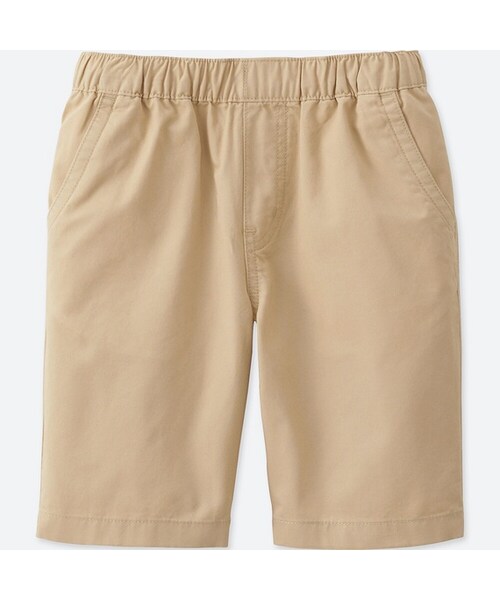 UNIQLO（ユニクロ）の「BOYS イージーショートパンツ（ツイル）（その他パンツ・キッズ・BEIGE 31/NAVY 69/BLACK 09/BLUE 67/OLIVE 56/PINK 12/WHITE 00/YELLOW 44・S/L/XL/XS/M）」の4枚目の写真