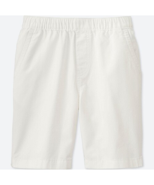 UNIQLO（ユニクロ）の「BOYS イージーショートパンツ（ツイル）（その他パンツ・キッズ・BEIGE 31/NAVY 69/BLACK 09/BLUE 67/OLIVE 56/PINK 12/WHITE 00/YELLOW 44・S/L/XL/XS/M）」の2枚目の写真