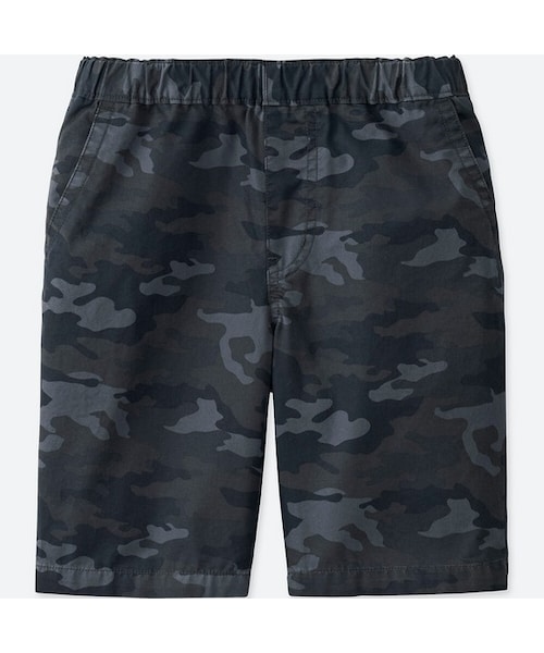 UNIQLO（ユニクロ）の「BOYS イージーショートパンツ（カモフラージュ）（その他パンツ・キッズ・OLIVE 57/GRAY 07・L/XS/M/XL/S）」の2枚目の写真