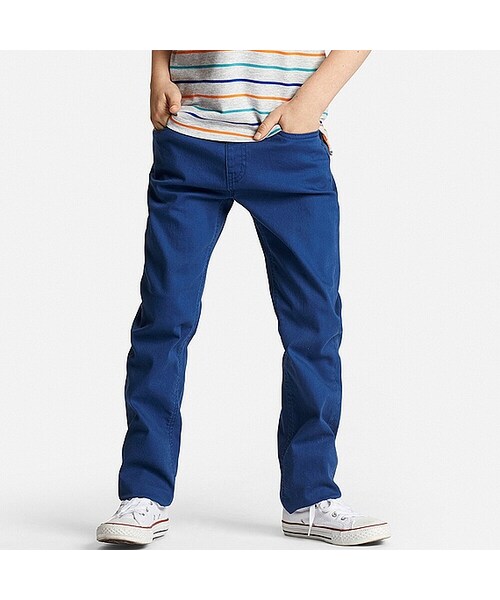 UNIQLO（ユニクロ）の「BOYS ツイルイージーパンツ（その他パンツ・キッズ・BEIGE 31/BLACK 09/OLIVE 57/BLUE 68/WHITE 00・M/XS/XL/L/S）」の5枚目の写真