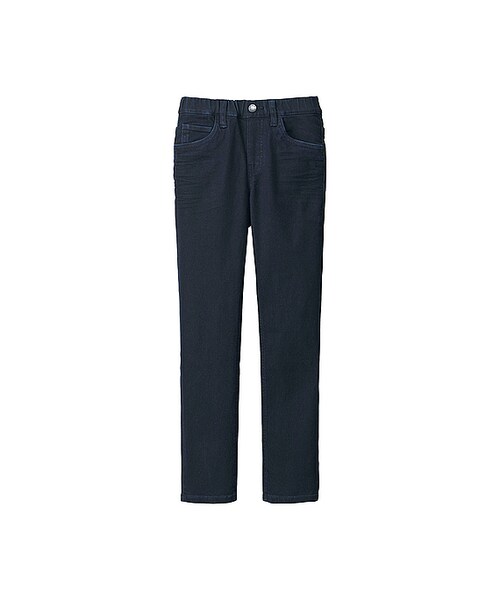 UNIQLO(ユニクロ)の「BOYS デニムイージーパンツ(その他パンツ・キッズ・BLUE 64/NAVY 69/BLUE 67・XS/XL/S/M/L)」の2枚目の写真