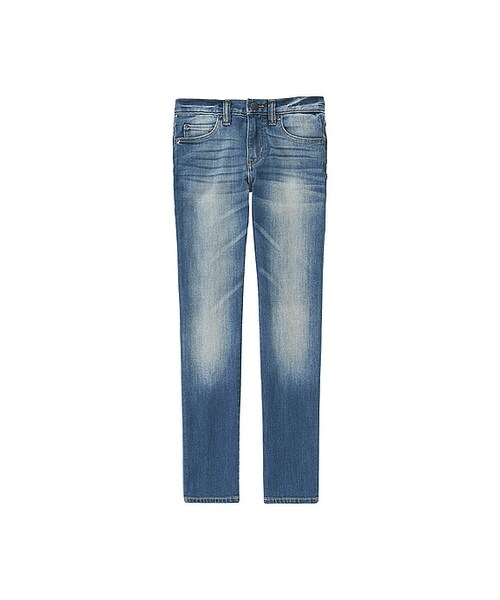 UNIQLO（ユニクロ）の「BOYS スリムフィットジーンズ（その他パンツ・キッズ・BLUE 66/NAVY 69/BLUE 63/WHITE 00/BLACK 09/BLUE 65/BLUE 68・160/130/150/120/140/110）」の6枚目の写真
