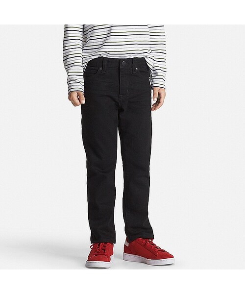 UNIQLO（ユニクロ）の「BOYS スリムフィットジーンズ（その他パンツ・キッズ・BLUE 66/NAVY 69/BLUE 63/WHITE 00/BLACK 09/BLUE 65/BLUE 68・160/130/150/120/140/110）」の3枚目の写真