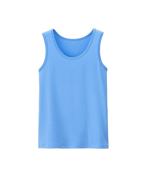 UNIQLO（ユニクロ）の「KIDS エアリズムタンクトップ（その他トップス・キッズ・BLACK 09/BLUE 62/WHITE 00/PINK 10/GRAY 03・150/140/100/130/120/160/110）」の4枚目の写真