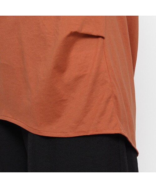 OZOC（オゾック）の「Vネックコットンノースリーブプルオーバー（トップス・レディース・レンガ/ブラック/ダークオリーブ/オフホワイト・その他）」の10枚目の写真