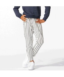 UNIQLO | GIRLS カットソージョガーパンツ（ストライプ）(その他パンツ)