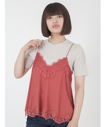 w closet | レース付きキャミ×インナーセット(トップス)