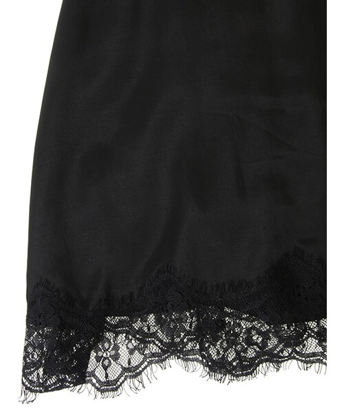 w closet（ダブルクローゼット）の「レース付きキャミ×インナーセット（トップス・レディース・オレンジ×Sグレー/スミクロ×ブラック/ブラック×オフホワイト・FREE）」の9枚目の写真