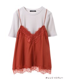 w closet | レース付きキャミ×インナーセット(トップス)
