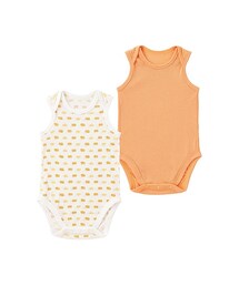 UNIQLO | BABY メッシュインナーボディ（ノースリーブ・2枚組）70－90サイズ(ロンパース)