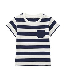 UNIQLO | BABY ポケツキT(ボーダー・半袖)(その他トップス)