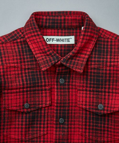 off white（オフホワイト）の「OFF WHITE タータンチェックシャツ 