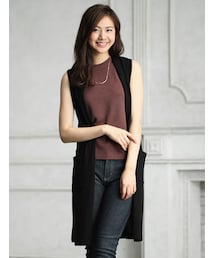 Honeys | ロングジレ(トップス)