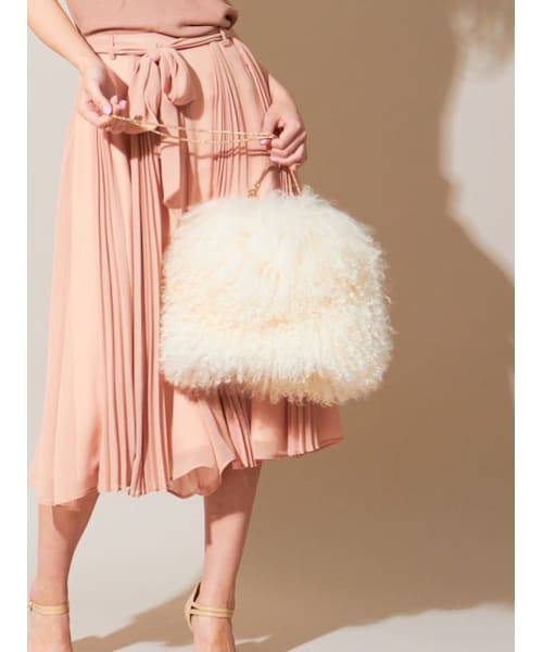 MERCURYDUO（マーキュリーデュオ）の「チベットラムファーチェーンBAG  