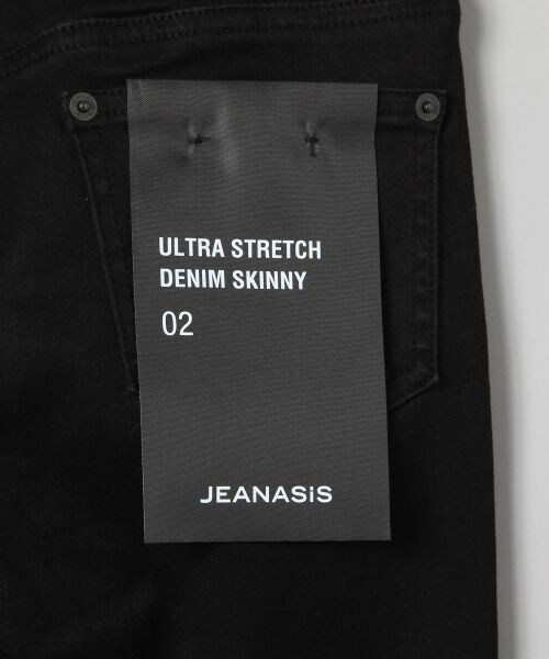 JEANASIS（ジーナシス）の「ULTRAストレッチDENIMスキニー（パンツ・ブラック()/チャコールグレー()/ブルー()/ネイビー()・S/M/L【WEB限定】）」の15枚目の写真