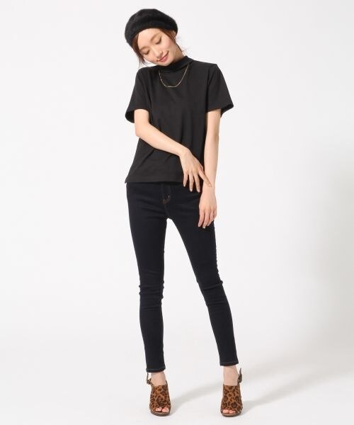 JEANASIS（ジーナシス）の「ULTRAストレッチDENIMスキニー（パンツ・ブラック()/チャコールグレー()/ブルー()/ネイビー()・S/M/L【WEB限定】）」の5枚目の写真