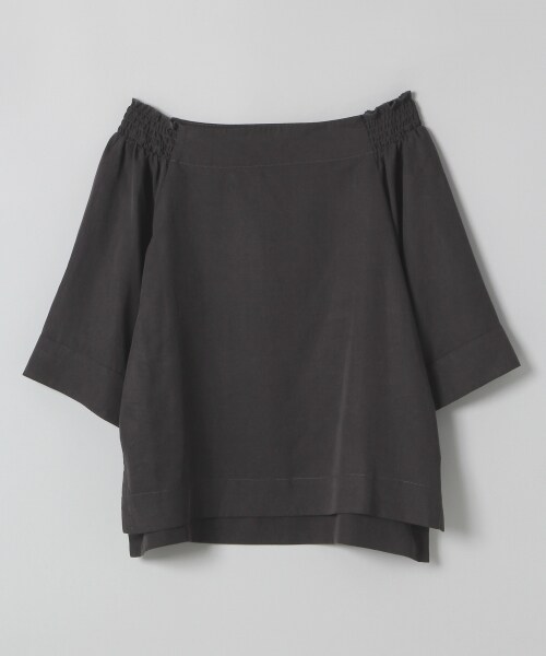 JEANASIS(ジーナシス)の「オフショルプルオーバー6S(トップス・ブラック()/キャメル()・FREE)」の1枚目の写真