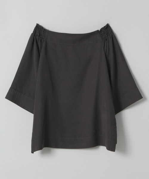 JEANASIS(ジーナシス)の「オフショルプルオーバー6S(トップス・ブラック()/キャメル()・FREE)」の3枚目の写真