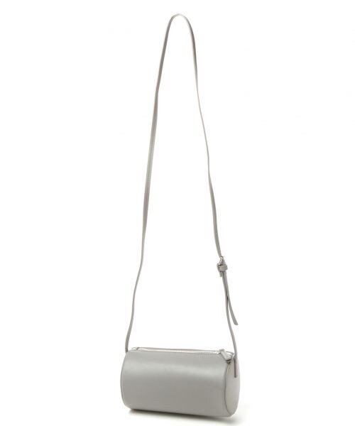 A part by（アパートバイ）の「ミニドラムショルダーバッグ（バッグ・ブラック/グレー・ナシ）」の2枚目の写真