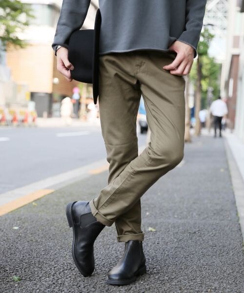 RAGEBLUE（レイジブルー）の「ストレッチスリム5ポケFW（パンツ・ブラック/グレー/ベージュ/オリーブ/ネイビー・S(28インチ)/M(30インチ)/L(32インチ)/XL(34インチ)）」の4枚目の写真