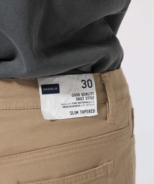 RAGEBLUE（レイジブルー）の「ストレッチスリム5ポケFW（パンツ・ブラック/グレー/ベージュ/オリーブ/ネイビー・S(28インチ)/M(30インチ)/L(32インチ)/XL(34インチ)）」の13枚目の写真