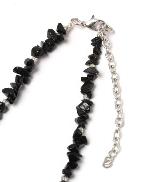 RAGEBLUE（レイジブルー）の「ストーンネックレス2（アクセサリー・ブラック/レッド/ブラウン/ライトブルー・ONE SIZE）」の9枚目の写真