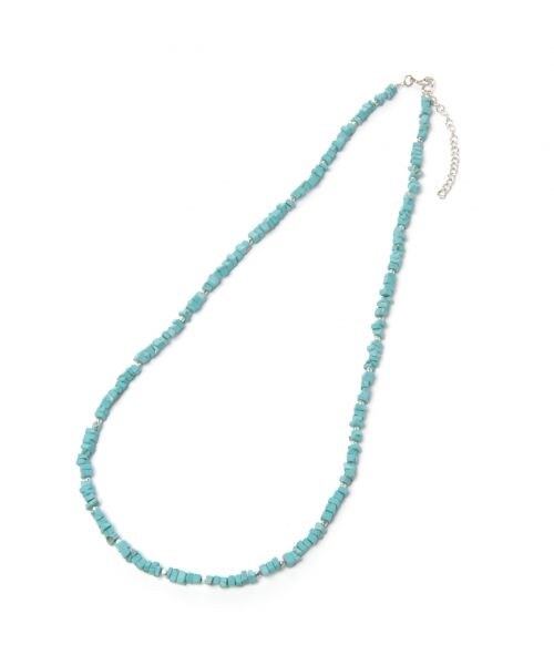 RAGEBLUE（レイジブルー）の「ストーンネックレス2（アクセサリー・ブラック/レッド/ブラウン/ライトブルー・ONE SIZE）」の3枚目の写真