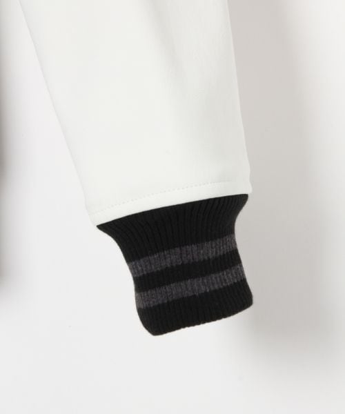 RAGEBLUE（レイジブルー）の「＜メリノウール使用＞スタジャン（ジャケット/アウター・ブラック/ネイビー・S/M/L）」の6枚目の写真